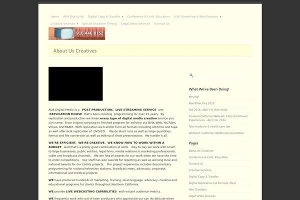Echoes theme site design template sample