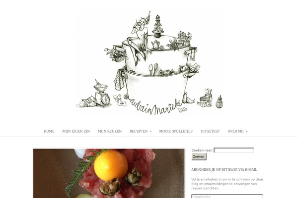 Food & Cook theme site design template sample