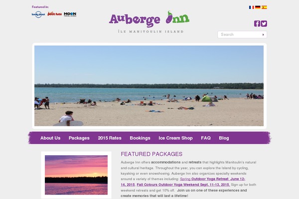 Spectrum theme site design template sample