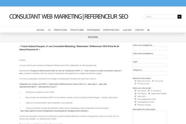 Avada2 theme site design template sample