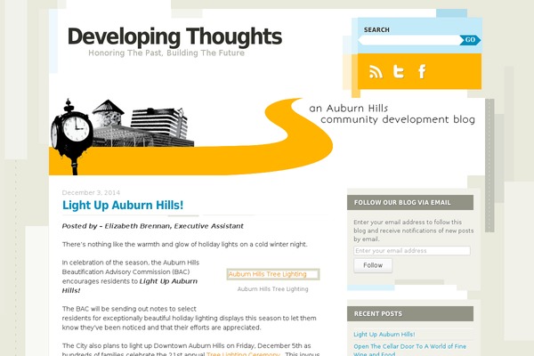 Aoki theme site design template sample