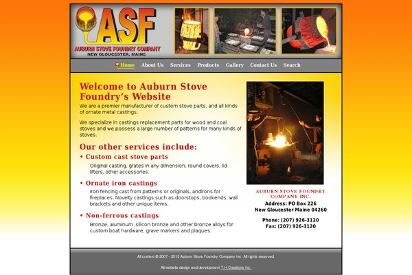 auburnstovefoundry.com site used Asf