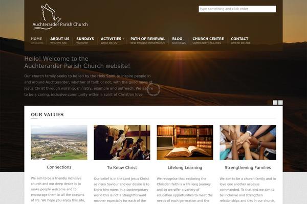 Belief theme site design template sample