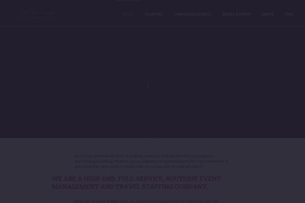 Jupiter theme site design template sample