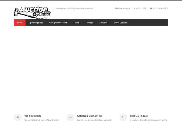 Centum theme site design template sample