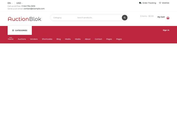 Site using Woocommerce-simple-auctions plugin