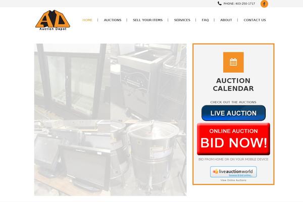 Stockholm Child theme site design template sample