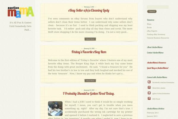 DailyJournal theme site design template sample