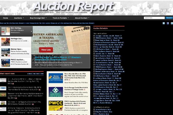auctionreport.com site used Gadgetine