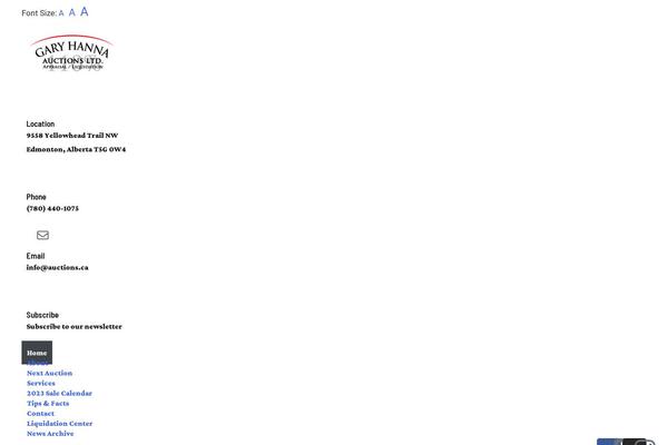 Site using Accessibility-font-resizer plugin