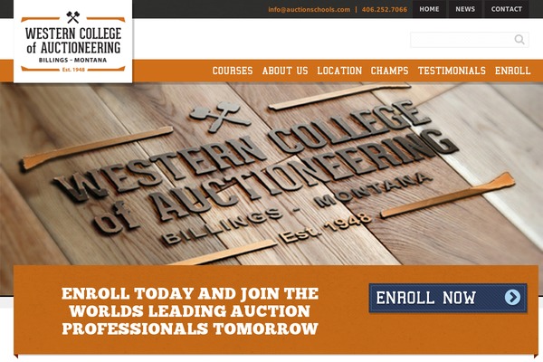Roots theme site design template sample