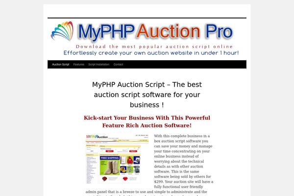 Twenty Ten theme site design template sample