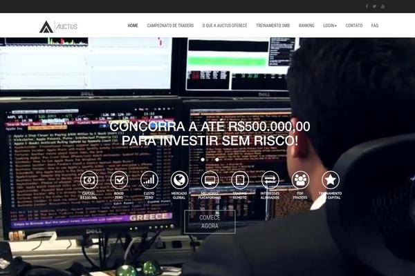 Auctus theme websites examples