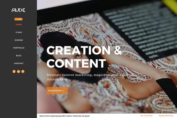 Brick theme site design template sample