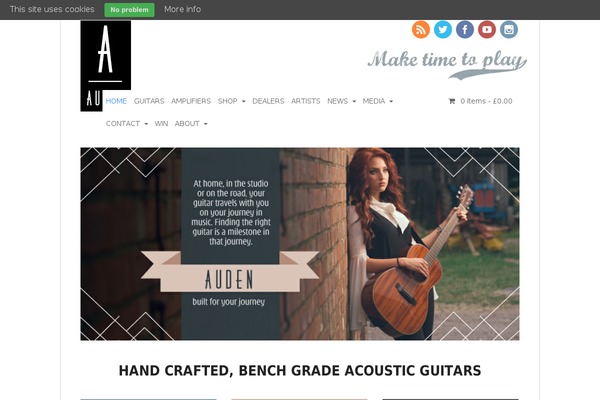 Site using Slick-carousel plugin