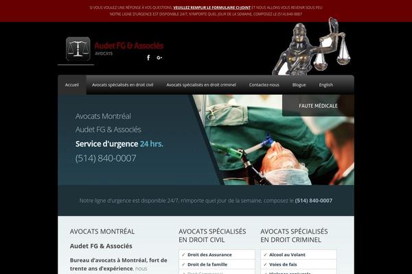 audetavocat.com site used Audet