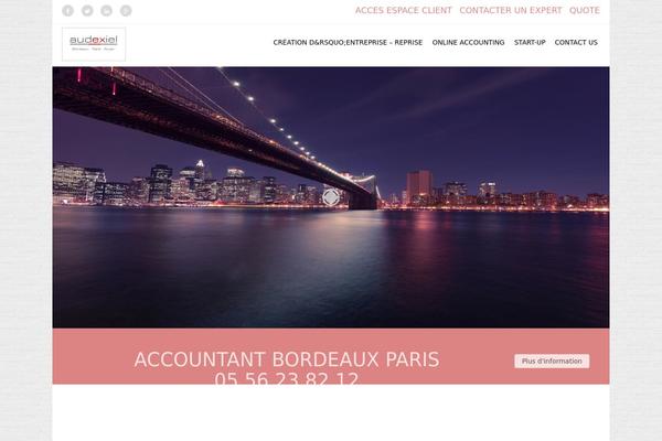Tyros theme site design template sample
