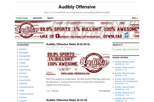 Cutline 3 Column Split theme site design template sample
