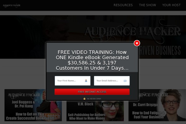 audiencehacker.com site used Quark