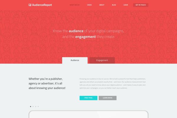audiencereport.com site used Audienceproject