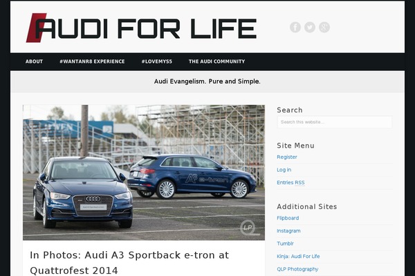 Fluida theme site design template sample