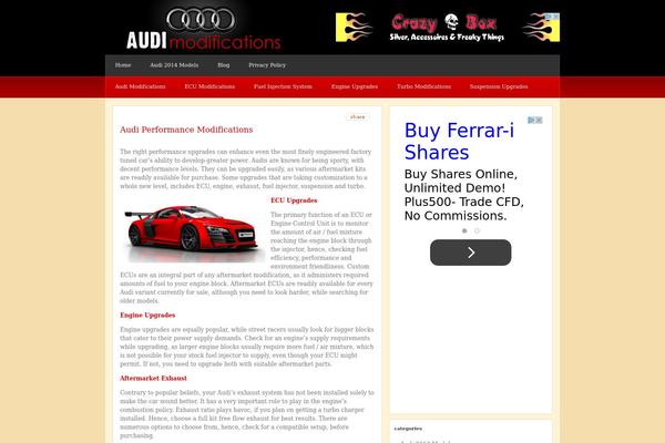 GrungeMag theme site design template sample