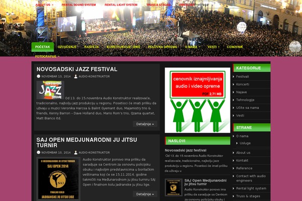 Fashionable theme site design template sample
