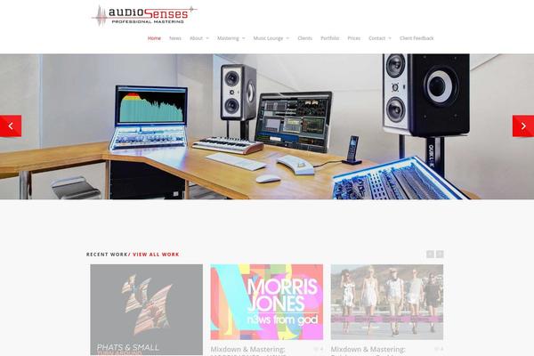 audio-senses.com site used Salient