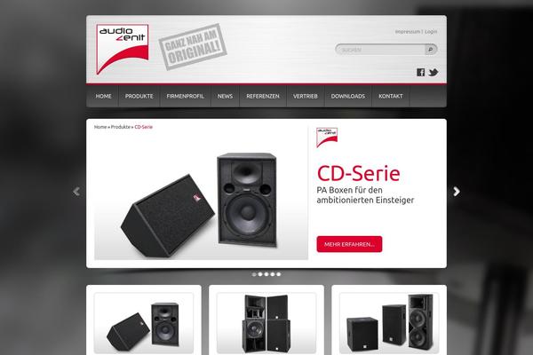 Zenit theme site design template sample