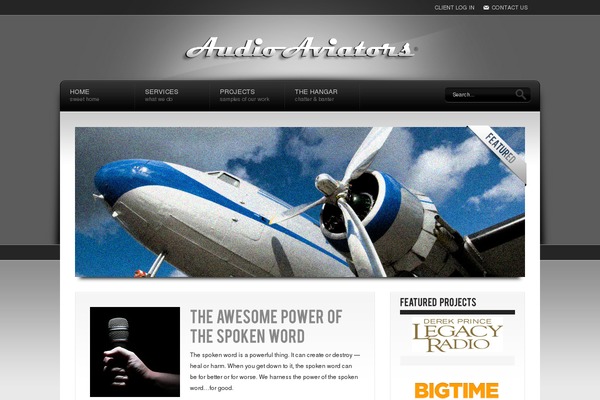 Stereoline theme site design template sample