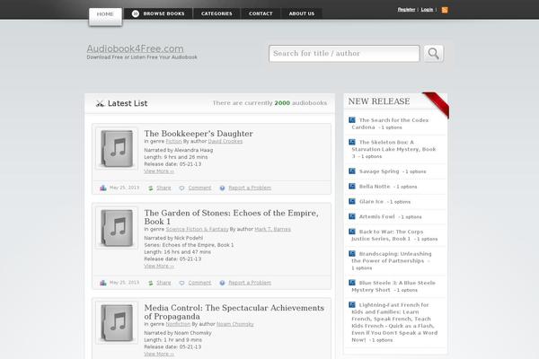 Clipper theme site design template sample