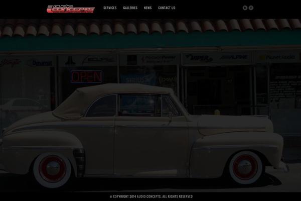 Core theme site design template sample