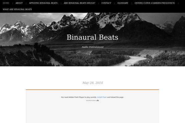 Landscape theme site design template sample