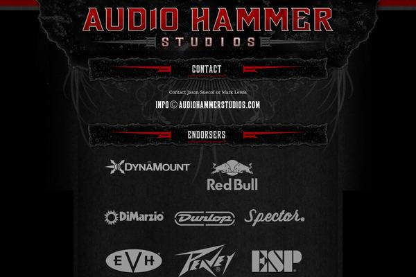 audiohammerstudios.com site used Audiohammer