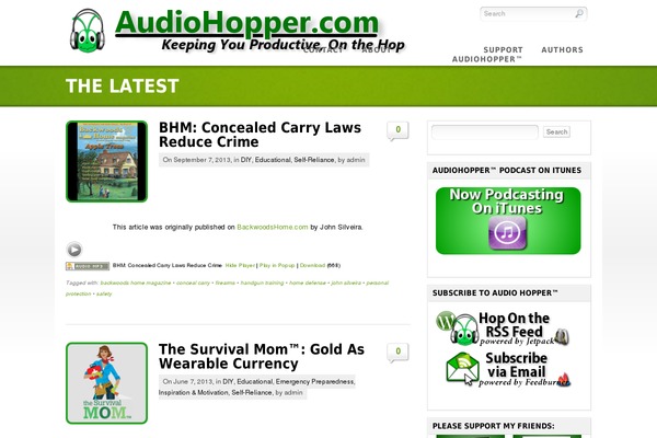 audiohopper.com site used Eco