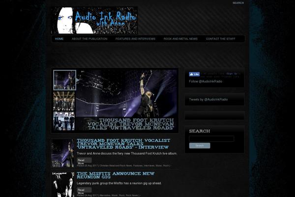 Mammoth theme site design template sample