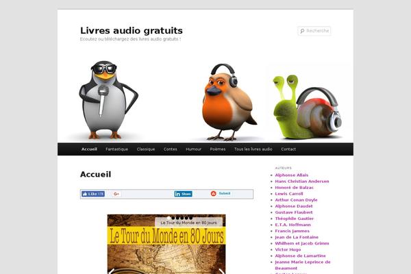 Site using Twenty Eleven Theme Extensions plugin