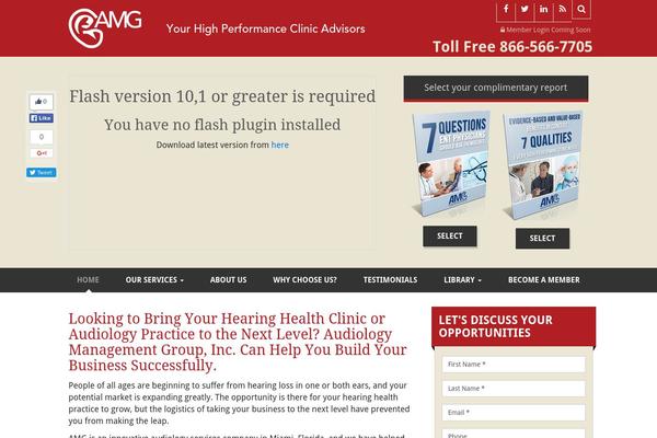 audiologymanagementgroup.com site used Amg