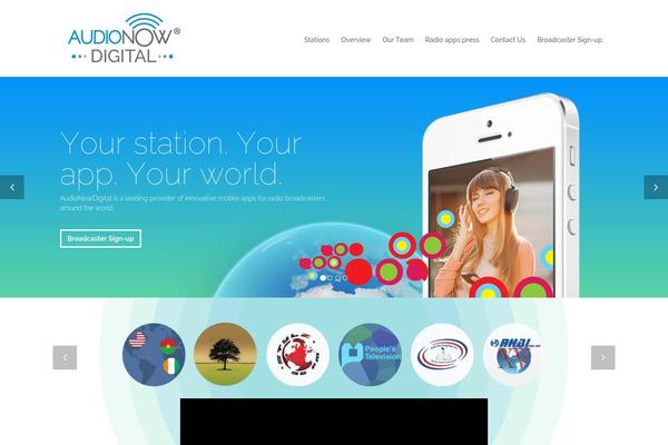 Flat Theme theme site design template sample