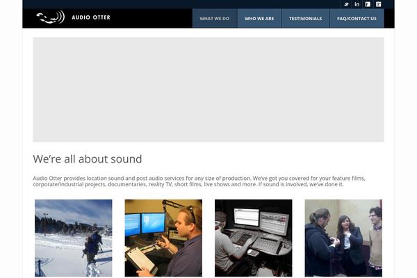 BUILDER theme site design template sample