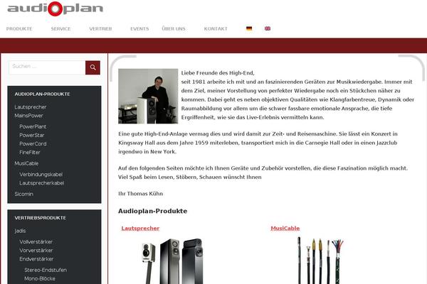 Admiral theme site design template sample