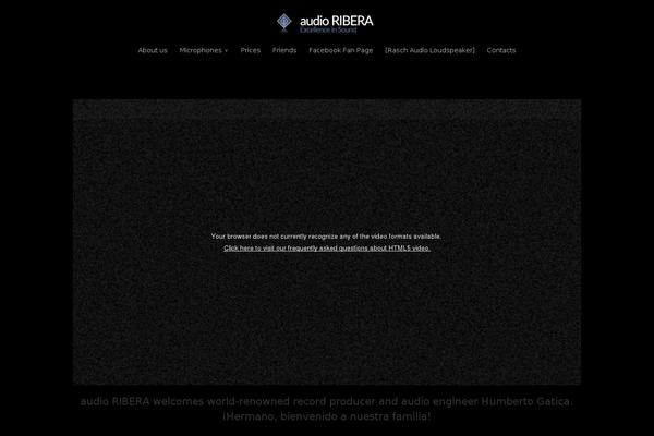 audioribera.it site used Grafica