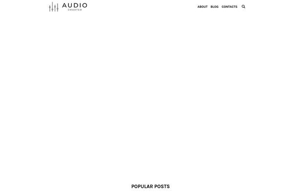 audiosmarter.com site used Multiblog