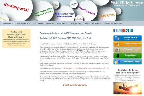 Nirvana theme site design template sample
