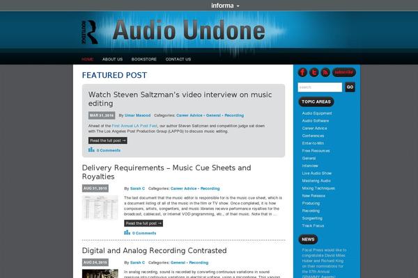 ABofC_AudioUndone theme websites examples