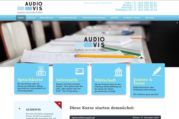 EDU theme site design template sample