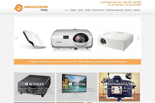 audiovisualcolombia.com site used Jaxon
