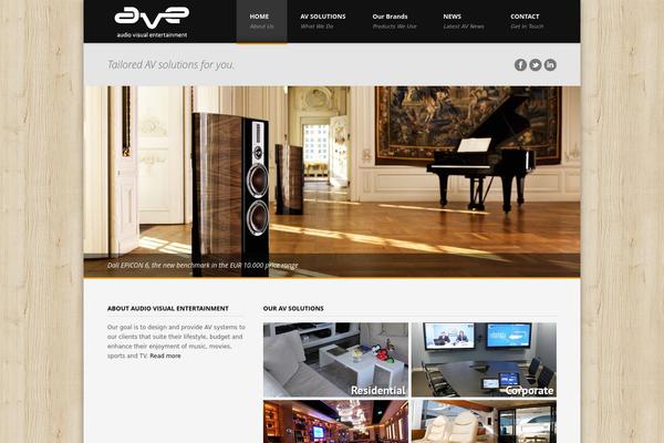 Ave theme site design template sample