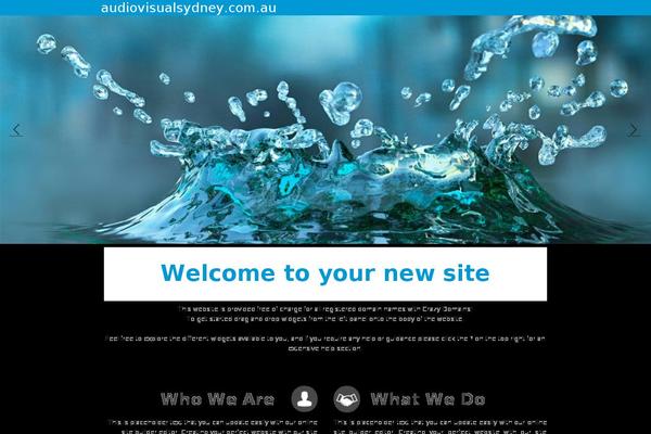 Spacing theme site design template sample
