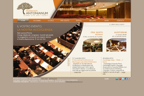 auditoriumantonianum.it site used Antonianum